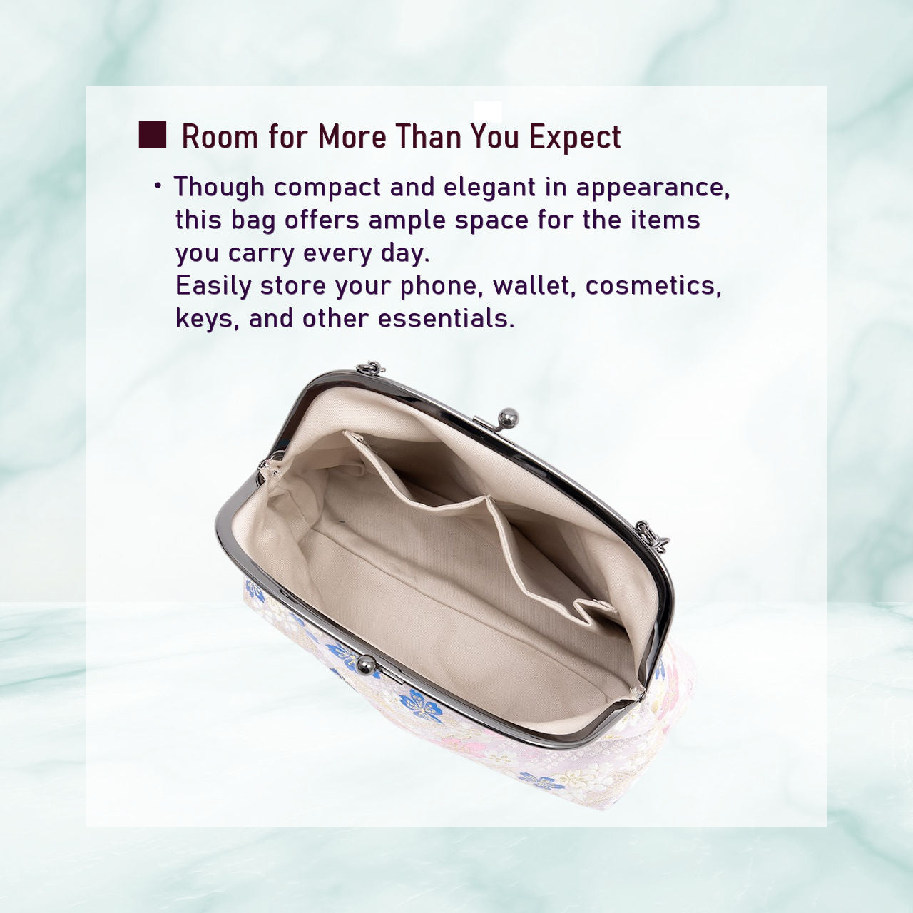 TSUMUGI Shoulder Bag - SAKURA-Blue